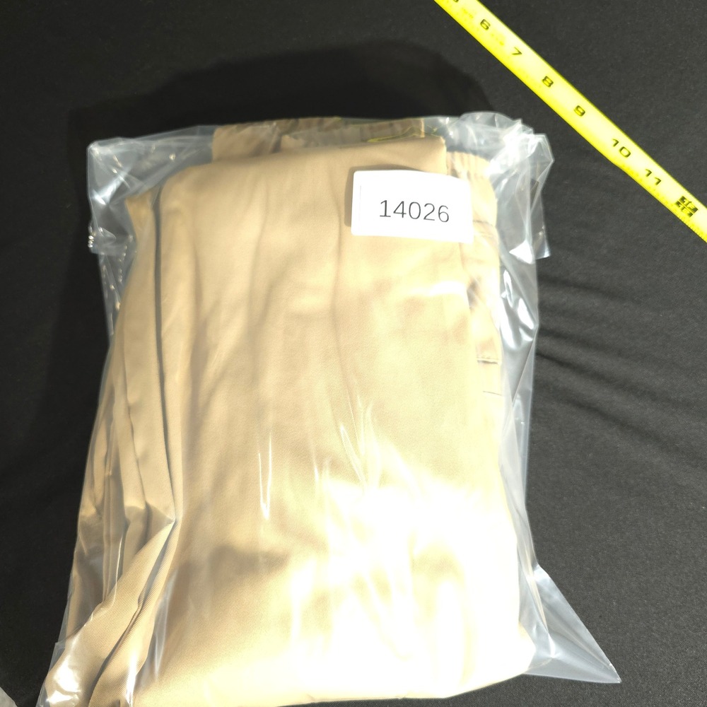 Nike Woven Chino Pants Mens Large Tan HJ1997-297 Elastic Waist Tapered Khaki - Picture 15 of 15